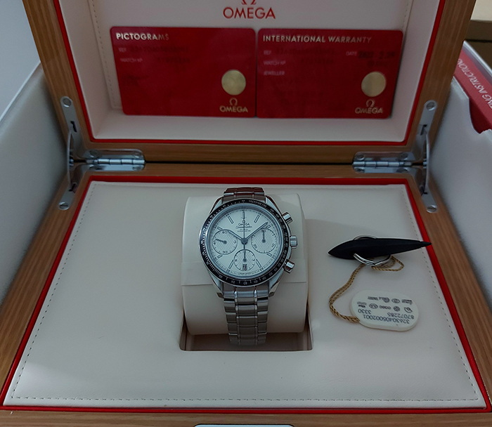 Omega Speedmaster Racing Co-Axial Chronograph Wristwatch Ref. 326.30.40.50.02.001